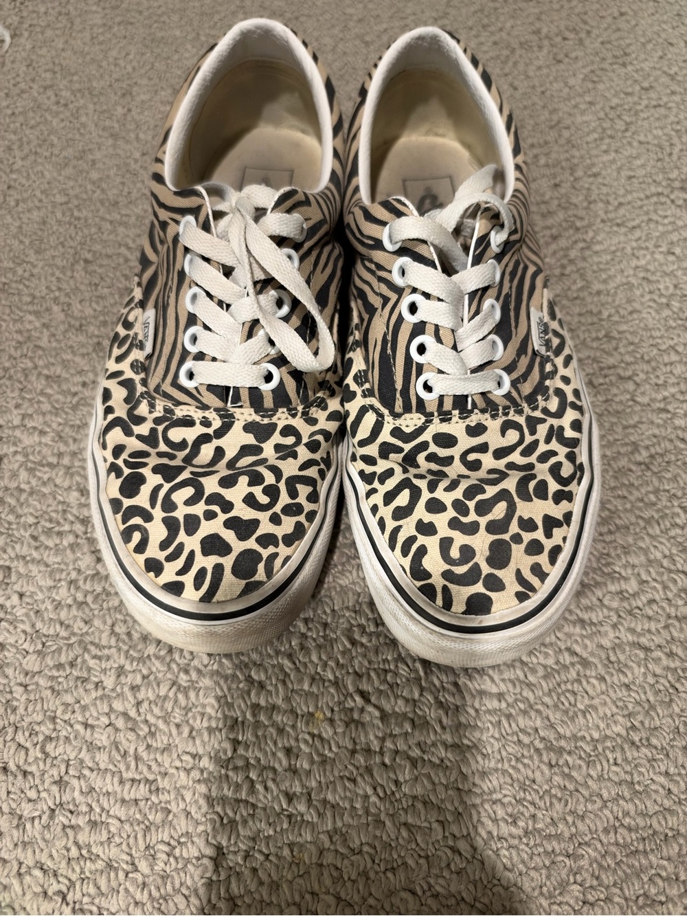 Vans Animal Print Sneakers, Size 9.5 Women’s